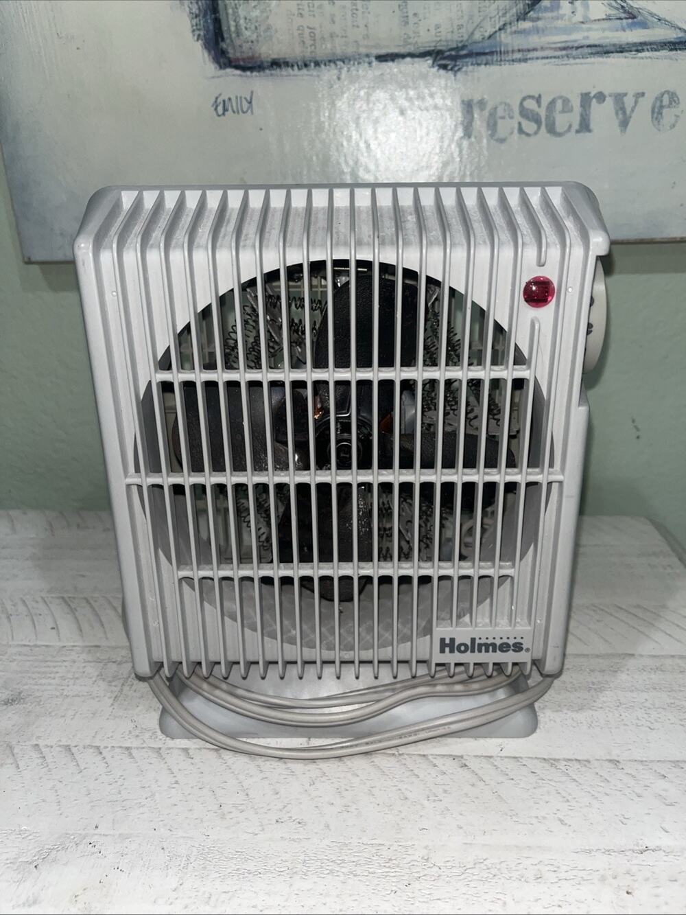 Holmes Model HFH-105 1500 Watt Portable Desktop Heater 3 fan settings